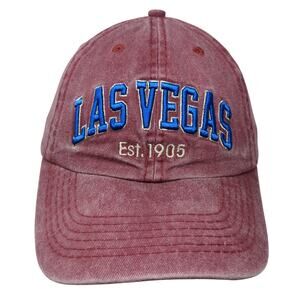 Las Vegas Est. 1905 Strapback Baseball Hat Red One Size Robin Ruth